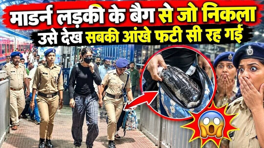 माडर्न लडकी के बैग से जो निकला उसे देख सबकी आंखे फटी सी रह गई #samastipurreels #railway #wine #viral