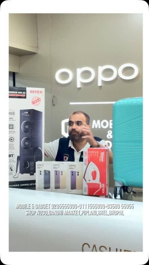💥 CHOTE MOBILE PE BADE-BADE GIFTS! 💥
Oppo A6 & Oppo A6s Ka Sabse Bada Offer!
Mobile & Gadget Laya Hai Dhamaka!
🔊 Intex Branded Tower Speaker FREE!
🧳 Nahi Chahiye? Toh Fiber Body Wala Strong Trolley Bag FREE!
💬 Comment Karo “I Love Mobile & Gadget”
Aur Pao Intex Ki Original Branded Iron FREE!
📤 Ye Reel 10 Logo Ko Share Karo
Aur Pao 5 Kaam Ke Gifts Completely FREE!
⏰ OFFER SIRF 2 DIN KE LIYE!
📍 MOBILE & GADGET
Shop No.30, Gandhi Market, Piplani, BHEL, Bhopal
📞 9285555999 / 9111555999 / 8358955955
👉 Follow Karo - Roz Aise Hi Offer!
#OppoA6 #OppoA6s #OppoOffer #TowerSpeakerFree #TrolleyBagFree
Intex SmallMobileBigGift 2DaysOffer AjjuBhai MobileAndGadget
BhopalOffer FreeGifts ILoveMobileAndGadget