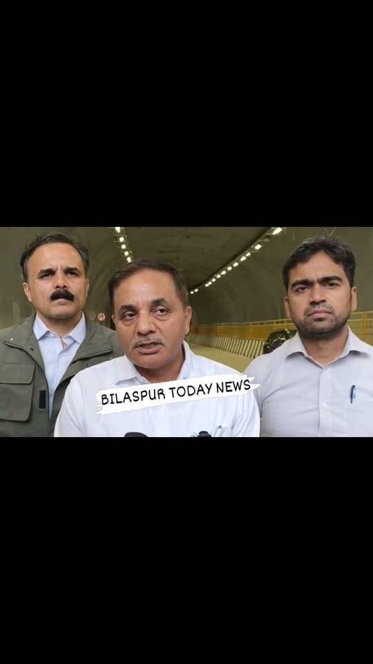 NHAI के मेंबर(प्रोजेक्ट्स) श्री विपनेश शर्मा ने किया हनोगी टनल का निरीक्षण
*