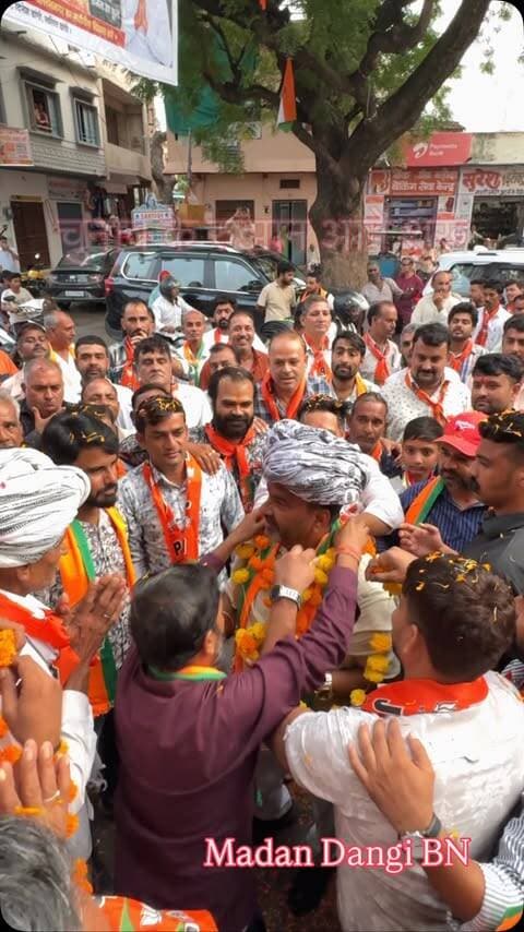 वल्लभनगर में एक तरफ़ा माहौल, विधायक उदयलाल जी डांगी की सक्रियता और विकास कार्यों से लोगो में भाजपा के प्रति उत्साह @udailaldangiofficial @official_choubisa_0007