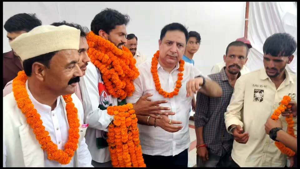 पुरोला विधानसभा से सचिन कुमार हुए कांग्रेस पार्टी में शामिल