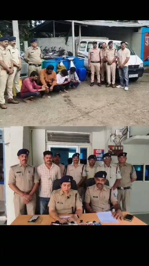 पुलिस ने अंतरजिला विद्युत ट्रांसफार्मर से ऑईल चोरी करने वाले गिरोह का पर्दाफाश, आरोपियों ने पूछताछ में कबूली जिला खरगोन के खलटाका/बलकवाड़ा, कसरावद, मैंनगाँव, सेगाँव, जिला बड़वानी के जुलवानीय व ठीकरी एवं जिला धार के धमनोद व धरमपुरी थाना क्षेत्र में हुई विद्युत ट्रांसफार्मर से ऑईल चोरी की घटनाएं, शातिर आरोपी कर रहे थे सिलसिलेवार चोरियाँ, खरगोन पुलिस की सतर्कता से हुए गिरफ्तार, गिरोह के 4 आरोपियों की खरगोन पुलिस ने की धरपकड़, 1860 लीटर ट्रांसफार्मर ऑयल कीमती लगभग 4,09,000/- रुपये को किया जप्त #khargone_family #khargone
