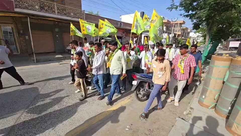 RLP के कल्याण सिंह की रैली...