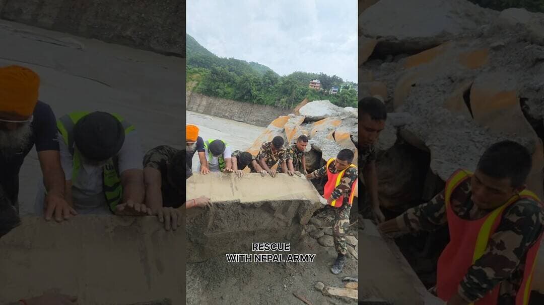 rescue with nepal army | #viral #explore
