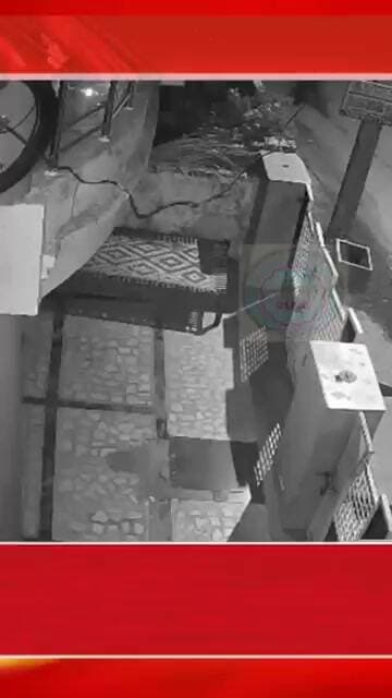 डूंगरपुर में पानी की मोटर चोरी,CCTV में कैद हुआ चोर, बाइक पर आए थे बदमाश