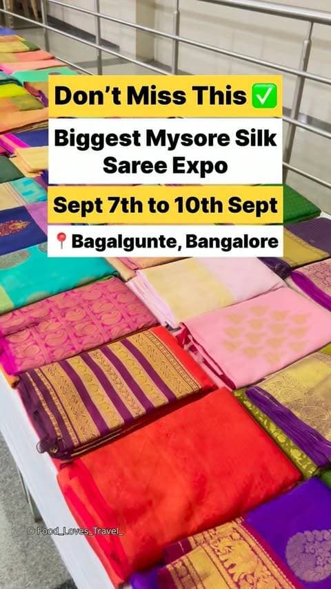 📍Mahalakshmi Convention Hall, Behind Sai Kalyana Mantapa, Bagalgunte, Bangalore
Sept 7th to 10th
#bagalgunte #tdasarahalli #jalahalli #hesarghattaroad #nagasandra