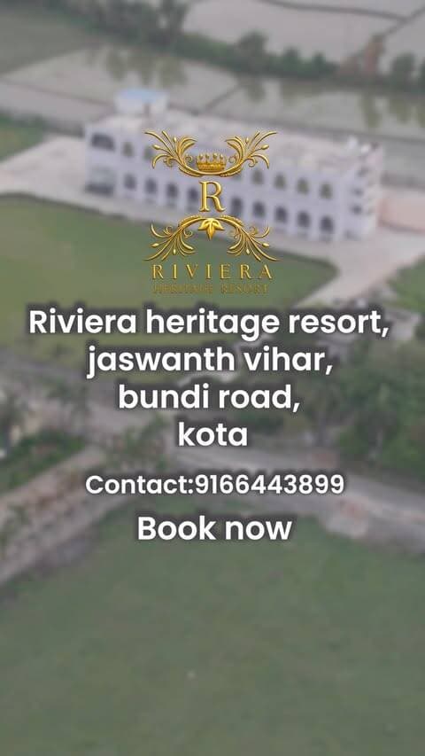 Kota mein royal wedding ka new destination is here! ✨
Welcome to Riviera Heritage Resort — where timeless heritage meets modern luxury.
🌿 34,000 Sq. Ft. Grand Landscaped Garden
✨ 5,000 Sq. Ft. Royal-Look Banquet
🛏️ Spacious Luxury Rooms
🚗 Ample Parking Space
From Haldi, Mehendi & Sangeet to Weddings and Receptions, make every celebration truly memorable. ❤️
📍 Riviera Heritage Resort, Jaswant Vihar, Bundi Road, Kota
📞 91664 43899
Book your venue visit today! 👑
#RivieraHeritageResort #KotaWedding #WeddingVenueKota #RoyalWedding #Kota WeddingVenue RajasthanWedding LuxuryWedding WeddingInKota BanquetHall DestinationWedding