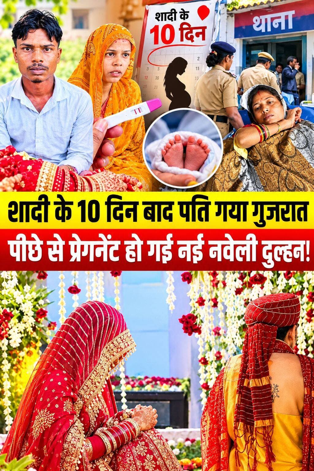 शादी के 10 दिन बाद ही पति चला गया गुजरात, डेढ़ महीने बाद पत्नी हो गई प्रेगनेंट, थाने के अंदर हुआ प्रसव
यूपी के बाराबंकी से एक ऐसा हैरान कर देने वाला मामला सामने आया है, जो किसी सस्पेंस थ्रिलर फिल्म की कहानी से कम नहीं है!
आखिर क्या है पूरा मामला?
बाराबंकी के सूरज की शादी शिवानी से हुई थी। शादी के सिर्फ 10 दिन बाद सूरज रोजगार के लिए गुजरात चला गया। लेकिन असली बवाल तब मचा जब डेढ़ महीने बाद सूरज को खबर मिली कि उसकी नई-नवेली दुल्हन प्रेग्नेंट है और जल्द ही बच्चे को जन्म देने वाली है! 🤯
थाने में खुला ऐसा राज कि उड़ गए सबके होश!
पति ने गांव के ही एक युवक (बबलू) पर संबंध होने का आरोप लगाया। वहीं पत्नी का कहना था कि बबलू ने उसके साथ जबरदस्ती की थी, जिसे उसने बदनामी के डर से छिपाया। महिला ने यह भी दावा किया कि ससुराल वालों को उसके गर्भवती होने की बात पहले से पता थी।
विवाद इतना बढ़ा कि पंचायत से बात पुलिस थाने पहुंच गई। पुलिस के सामने दोनों पक्षों में आरोप-प्रत्यारोप और समझौता चल ही रहा था कि तभी अचानक महिला को दर्द उठा और उसने थाने के परिसर में बने मंदिर के पास ही बच्चे को जन्म दे दिया! 🚨
आनंद-फानन में जच्चा-बच्चा को अस्पताल भेजा गया। अब यह मामला पूरे इलाके में चर्चा का विषय बना हुआ है। पति खुद को धोखे का शिकार बता रहा है, जबकि पत्नी के दावे बिल्कुल अलग हैं।
👉 इस अजीबोगरीब और हैरान करने वाले मामले पर आपकी क्या राय है? कमेंट बॉक्स में जरूर बताएं! 👇
<nis:link nis:type=tag nis:id=upnews nis:value=UPNews nis:enabled=true nis:link/> <nis:link nis:type=tag nis:id=barabanki nis:value=Barabanki nis:enabled=true nis:link/> <nis:link nis:type=tag nis:id=shockingnews nis:value=ShockingNews nis:enabled=true nis:link/> <nis:link nis:type=tag nis:id=viralstory nis:value=ViralStory nis:enabled=true nis:link/> <nis:link nis:type=tag nis:id=trendingnewsindia nis:value=TrendingNewsIndia nis:enabled=true nis:link/>