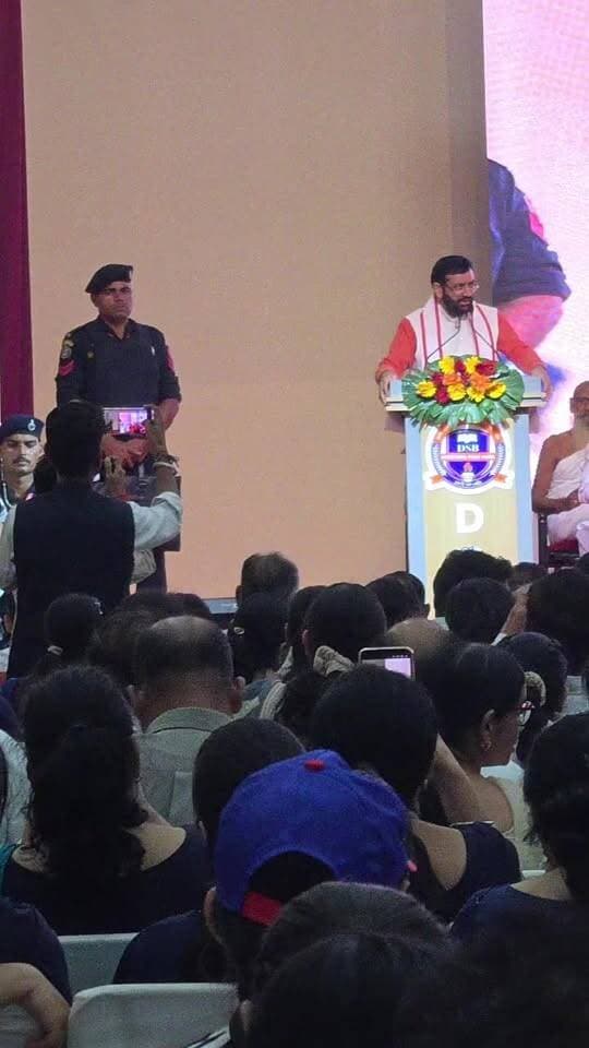 Chief Minister Nayab Saini arrives at Ladwa DSB international school ladwa