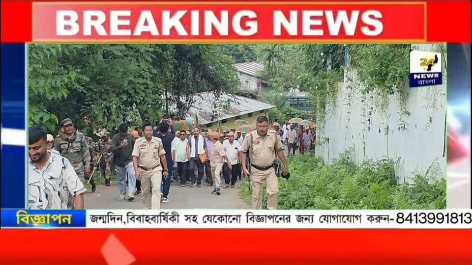 তুলাসিকর আর ডি ব্লক এ এনডিএ জোটের নমিনেশন দাখিল