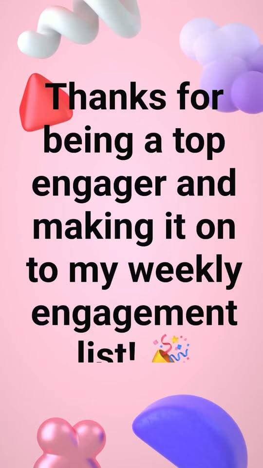 Thanks for being a top engager and making it on to my weekly engagement list! 🎉 Nitin Dhiman, Rajesh Sood, Verma Rakesh, Mahinder Singh Mahinder Singh, Liyakat Ali, Pushpa Kapoor