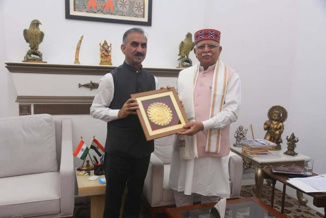 मुख्यमंत्री ठाकुर सुखविन्द्र सिंह सुक्खू ने नई दिल्ली में केंद्रीय ऊर्जा, आवास एवं शहरी विकास मंत्री मनोहर लाल जी से भेंट की। इस दौरान विभिन्न मुद्दों पर चर्चा हुई।