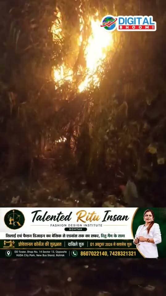 रोहतक में देर रात सोनीपत बस स्टैंड के पास कचरे में लगी आग, टायर की दुकान और गाड़ी तक पहुंचने से पहले फायर ब्रिगेड ने पाया काबू..
.
.
(जसबीर कुमार के मुताबिक)