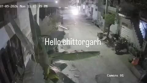 *चित्तौड़गढ़। निंबाहेड़ा नगर में बीती रात्रि कर्मचारी कॉलोनी स्थित दशोरा के मकान में 18 तोले सोने की लूट,,, घटना सीसीटीवी कैमरे में हुई कैद,,,,,*📸📸📸📸