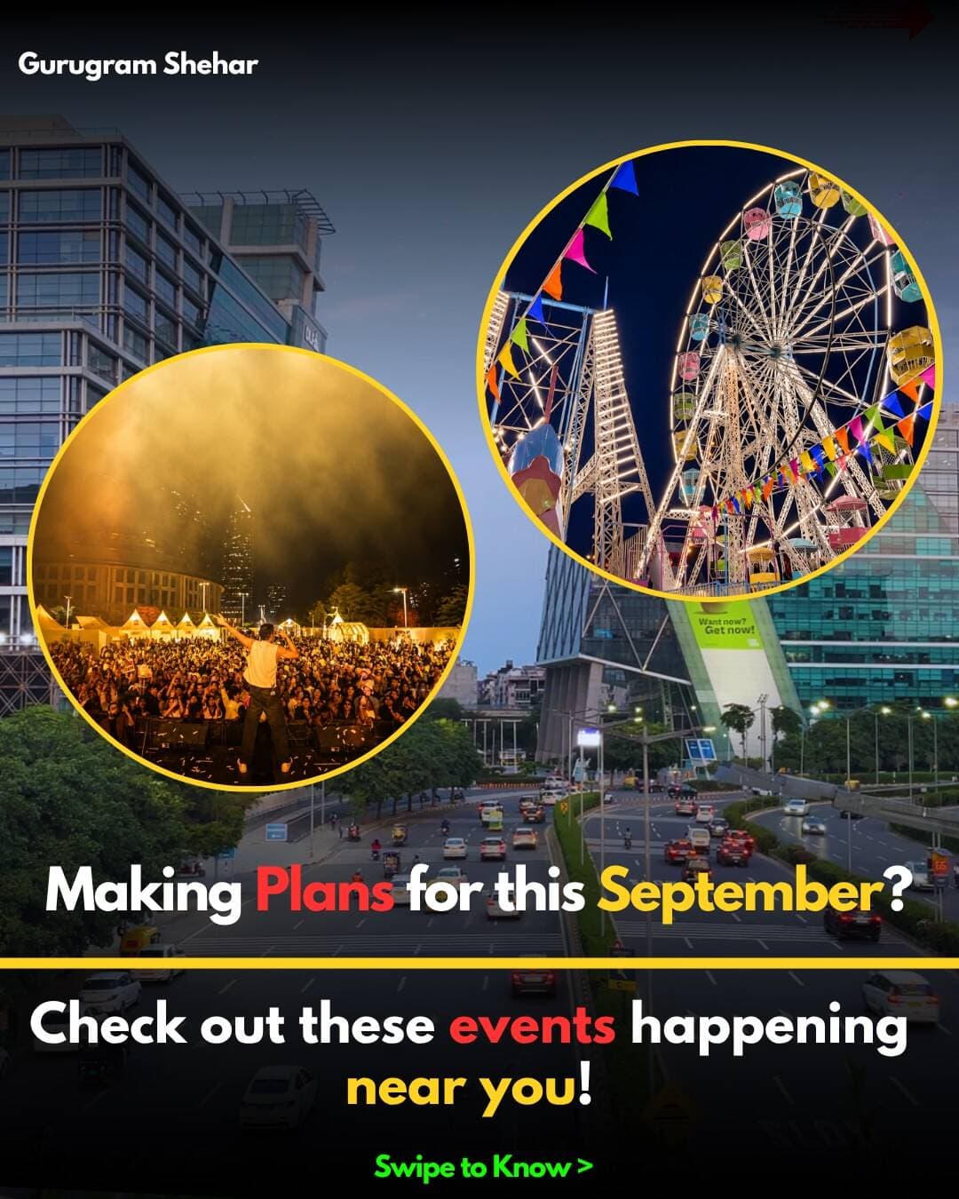 Making plans for September? 👀
Check out these exciting events happening near you! 📍✨
Swipe to know what’s happening this September ➡️