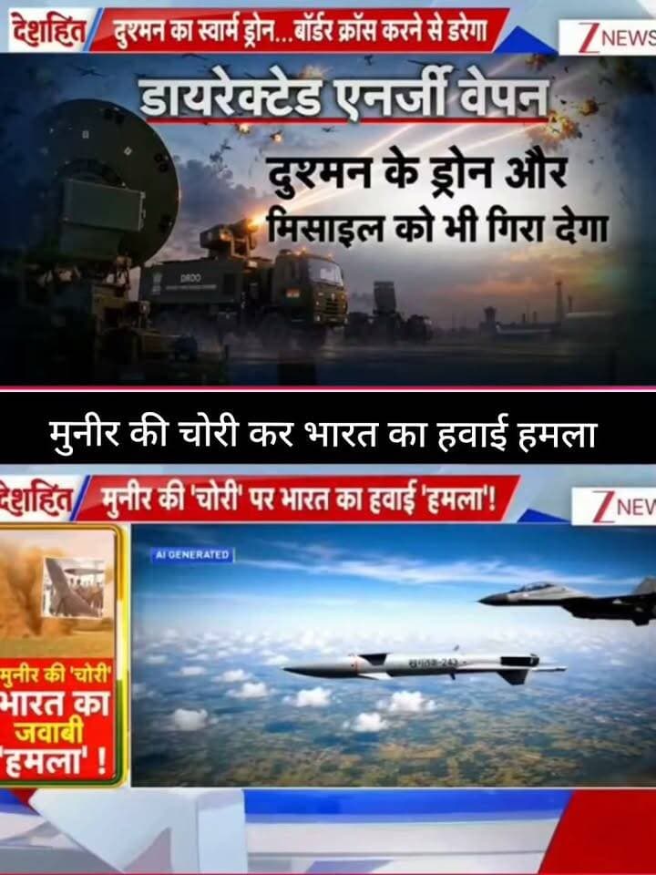 मुनीर की ‘चोरी’ पर भारत का हवाई जवाब? 🇮🇳⚡
पाकिस्तान के सैन्य नेतृत्व को लेकर एक बड़ा दावा सामने आया है। रिपोर्ट में डायरेक्टेड एनर्जी वेपन और दुश्मन के ड्रोन-मिसाइल को रोकने की क्षमता का जिक्र है। आखिर क्या है इस दावे की सच्चाई और भारत की रणनीति कितनी मजबूत है? 🌍🚨
पूरी खबर और बड़ा अपडेट जानने के लिए जुड़े रहें 👇
👉 ApkaSheharLiveNews
#ApkaSheharLiveNews #India #Pakistan #Munir #IndianArmy #DefenceNews #DirectedEnergyWeapon #MilitaryNews #BreakingNews #LatestNews #IndiaNews #PakistanNews #DefenceUpdate #NewsUpdate #TrendingNews