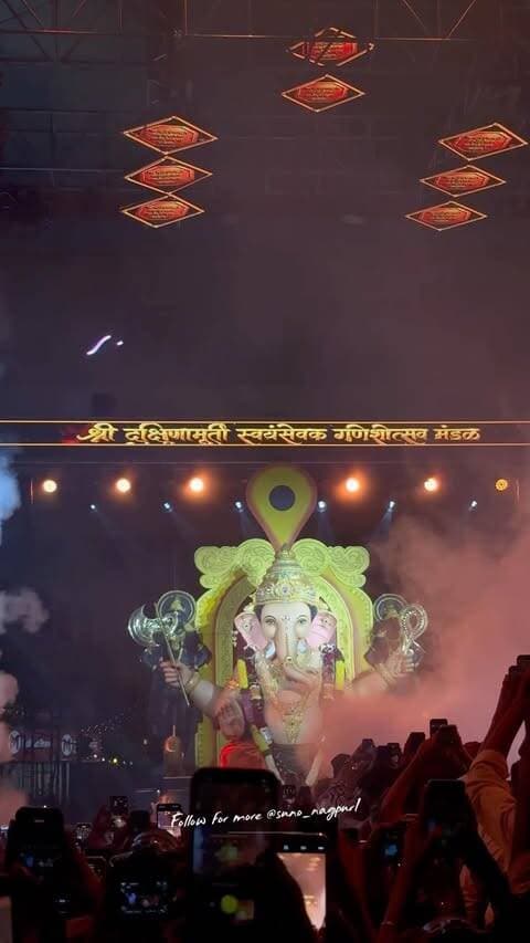 Shree Dakishnamurti Bappa Aagman Utsav 🔥☺️
.
.
.
Follow for more @suno_nagpur1
.
.
.
#viral #ganpatibappamorya #nagpur #reels #ganpati