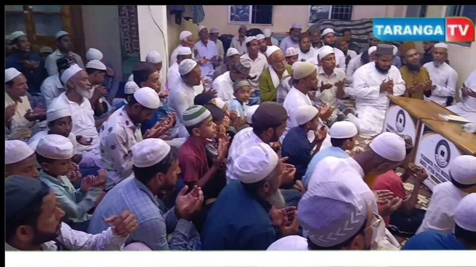 ব্রজপুরে ইয়াকুবিয়া টাইটাল মাদ্রাসায় ঈদে মিলাদুন্নবী(সাঃ) উদযাপন উপলক্ষে দোয়া মহফিলে উপস্থিত মওলানা বাহা উদ্দিন