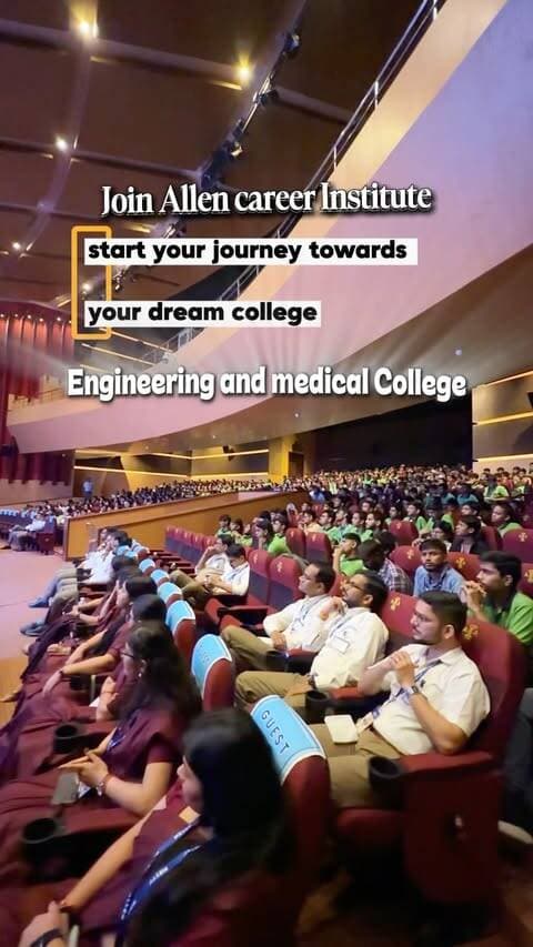 अगर आप NEET Career Guidance Seminar वाली reel की बात कर रहे हैं, तो ये use करें:
NEET की तैयारी को मिलेगी सही दिशा! 🎯 | Career Guidance Seminar | Prayagraj
प्रयागराज के Allahabad Medical Association में आयोजित Career Guidance Seminar में छात्रों को NEET की तैयारी, सही strategy और बेहतर career opportunities को लेकर महत्वपूर्ण guidance दी गई। 🎓✨
अपने NEET journey को सही दिशा देने के लिए ऐसी guidance बेहद जरूरी है।
#NEET #NEET2027 #NEETPreparation #CareerGuidance #allencareerinstiute