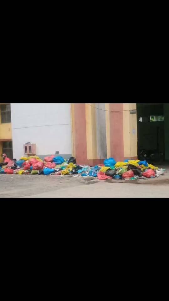 गंदगी का मगध मेडिकल में अंबार