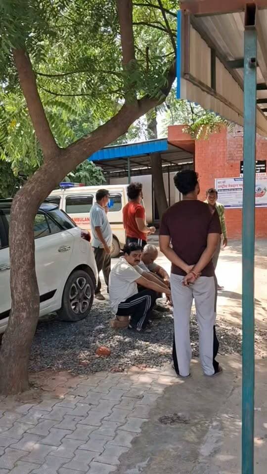 एक डंपर की चपेट मैं आने से स्कूटी सवार की मौ+त पुलिस जाच मैं जुटी