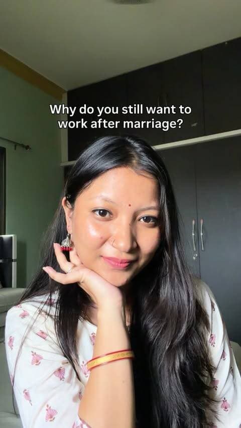 Because independence feels different when you’ve earned it yourself.
#marrigevibes #wife #relatable #family