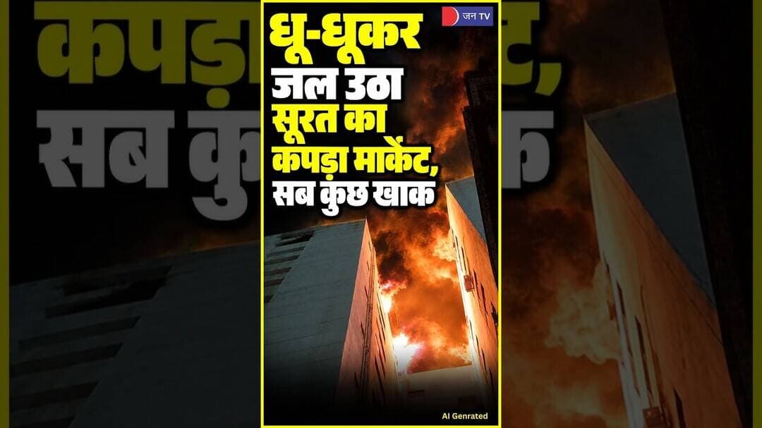 सूरत में आग की लपटों ने मचाई तबाही #SuratFire #Alert #Shorts