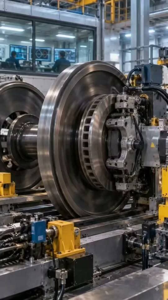 सैकड़ों टन की ट्रेन आखिर रुकती कैसे है? 🚆⚡
Brake Disc + Friction = Kinetic Energy से Heat Energy! 🔥
इस पूरी Engineering में आपको सबसे कमाल क्या लगा? 👇#Engineering #Physics #ScienceFacts