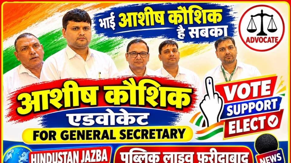 फरीदाबाद बार एसोसिएशन के चुनाव में जनरल सेक्रेटरी पद के दावेदार Ashish Kaushik ने अधिवक्ताओं के सामने रखा अपना विजन....
#advocate #electionnews #faridabad #NPT