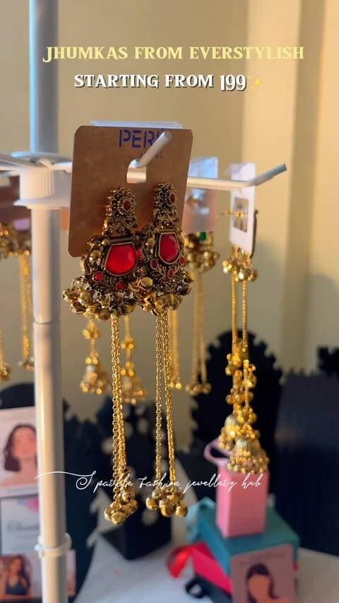 ✨ Kashmiri Jhumki — Starting at just ₹199! ✨
Traditional Kashmiri vibes with a beautiful statement look 💕
Perfect for festive days, ethnic outfits & special occasions 🌸
💫 Starting ₹199 only
📦 Shipping charges applicable separately
🛍️ Limited pieces — DM to order now! 💌
#KashmiriJhumki #JhumkiLove #TraditionalJewellery #FestiveJewellery #FashionJewellery EthnicLook JhumkiEarrings