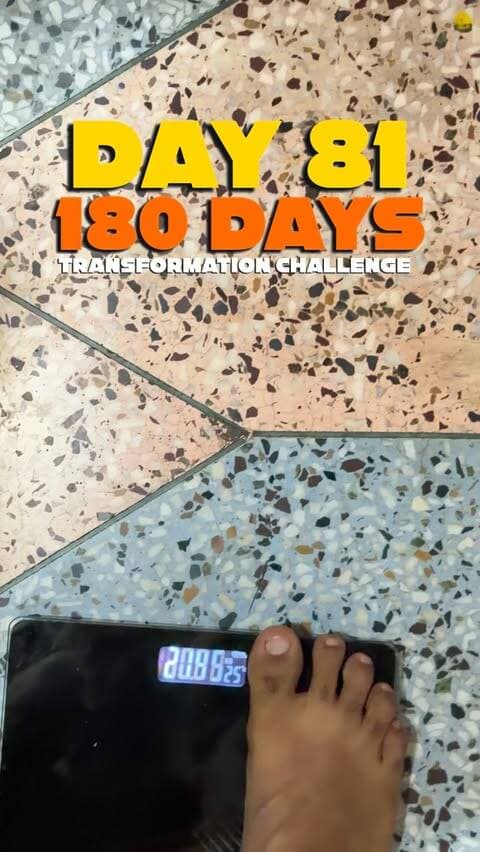 Day 81/180 ✅
Aaj ka body weight: 92.150 KGs
180 Days Transformation Challenge
99 days more to go.
Fat to Fit continues. 🔥