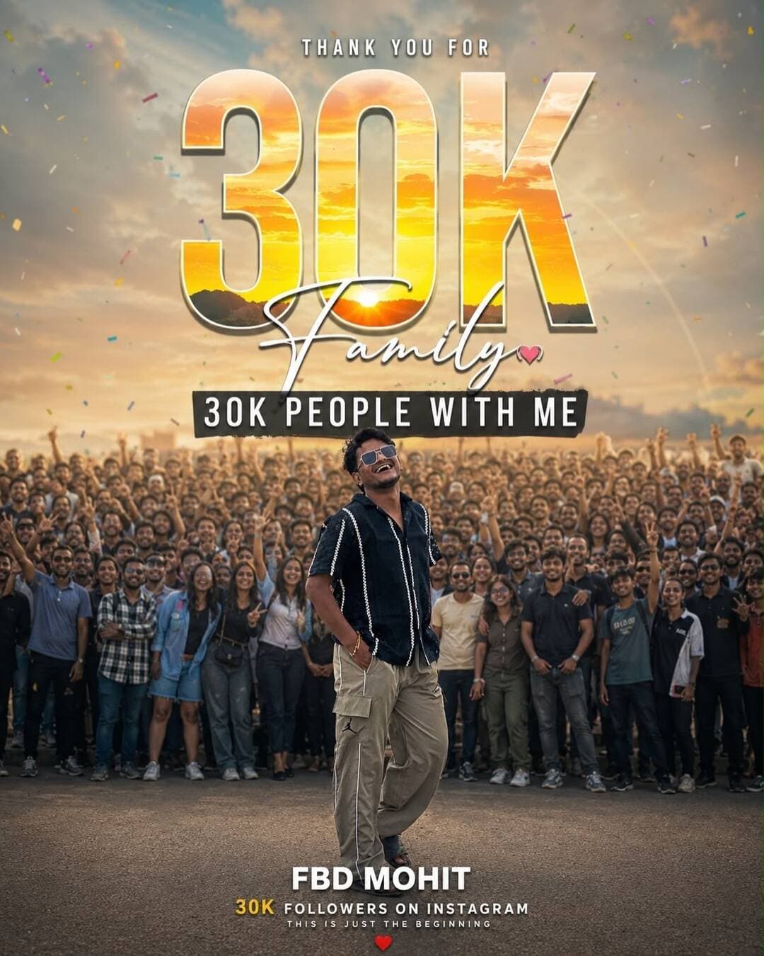 30,000 Hearts… One Family. ❤️
Kabhi socha nahi tha ki meri chhoti si journey ek din itni badi family ban jayegi.
Aaj jo bhi hoon, woh sirf aur sirf aap sab ke pyaar, support aur trust ki wajah se hoon.
Har like, har comment, har share aur har follow ne mujhe har din aur better banne ki himmat di.
30K sirf ek number nahi hai… ye 30,000 logon ka trust, pyaar aur blessings hain. ❤️
Dil se… Thank You So Much, My Family. 🫶
Love You All. Yeh bas shuruaat hai… sabse best abhi aana baaki hai. 🚀❤️
<nis:link nis:type=tag nis:id=fbdmohit nis:value=FBDMohit nis:enabled=true nis:link/> <nis:link nis:type=tag nis:id=30kfamily nis:value=30KFamily nis:enabled=true nis:link/> <nis:link nis:type=tag nis:id=thankyou nis:value=ThankYou nis:enabled=true nis:link/> <nis:link nis:type=tag nis:id=grateful nis:value=Grateful nis:enabled=true nis:link/> <nis:link nis:type=tag nis:id=thisisjustthebeginning nis:value=thisisjustthebeginning nis:enabled=true nis:link/>