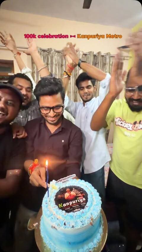100k Celebration 🥳 (@kanpuriyametro )
Ft . @kanpuriya_nukkad @kanpurcityofficial_ @utsav_invincible @yesnakull @kanpur.aesthetic @kanpur_ansh_vlogger @kanpuriya_shubham_ @anandrajput_07 @strollerbysingh91 @kanpur_queen_vlog
.
.
.