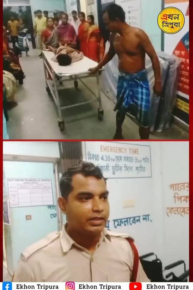 #BreakingNews তেলিয়ামুড়ায় বজ্রপাতে গুরুতর আহত ১৫ বছরের এক কিশোর! দুপুরে বৃষ্টির মাঝেই এই মর্মান্তিক ঘটনাটি ঘটে তেলিয়ামুড়া মহকুমার চাকমাঘাটের তুইমধু গ্রামে।।