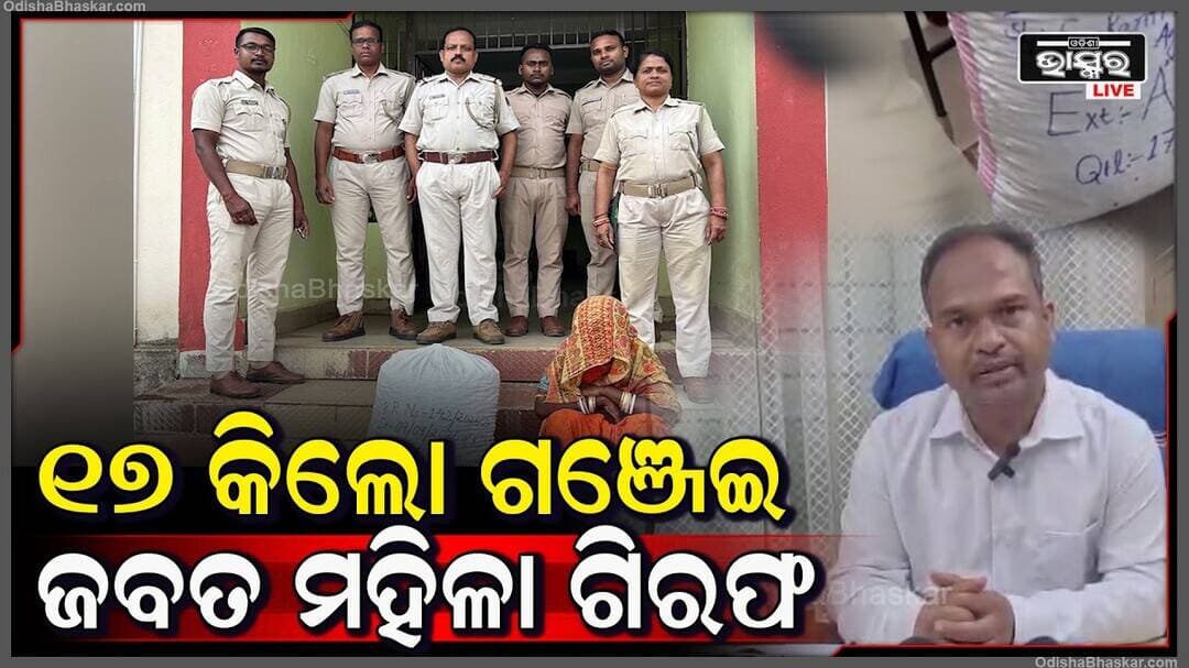 ଅବକାରୀ ବିଭାଗ ପକ୍ଷରୁ ବିପୁଳ ପରିମାଣର ଗଞ୍ଜେଇ ଜବତ କରିବା ସହ ଜଣେ ଅଭିଯୁକ୍ତ ଗିରଫ