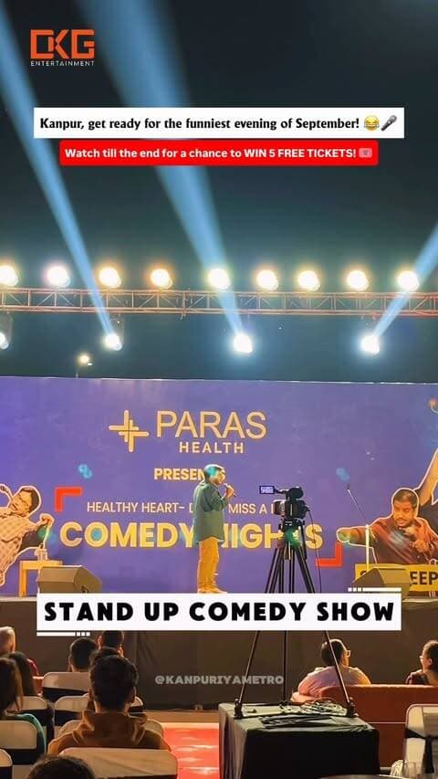 😂 KANPUR WAALO, HASNE KE LIYE READY?!
13 Sept | 7:30 PM 🎤
Sundeep Sharma Live in Kanpur! 🔥
🎟️ Student Tickets ₹399
📍 Kamla Nagar
🎫 Offline: DKG Store, Somdatt Plaza
📞 +91 70076 75574
Tag your comedy gang! 😂👇
#kanpur #sundeepsharma #standupcomedy #kanpurevents #comedian