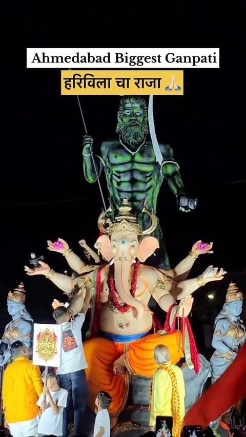Ahmedabad Biggest Ganpati🙏🏻
.
.
.
.
.
.
#ahmedabad #ganaptiaagman #ganeshfestival #ganpatibappa #amdavad