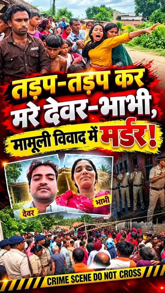 पानी की चंद बूंदों ने छीन ली दो जिंदगियां: देवर-भाभी की म*र्डर, 8 मासूम बच्चे अनाथ!
#PatahiNews #MotihariNews #BiharCrime #DoubleMurder #BreakingNews