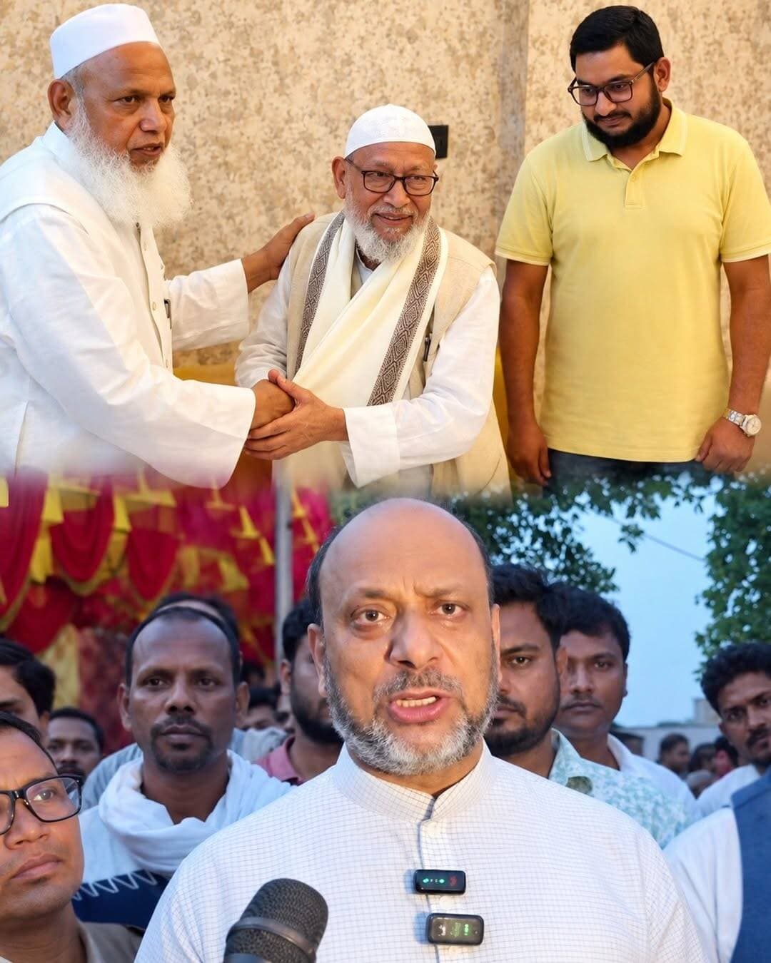 सोशल मीडिया विवाद के बीच भाईचारे की पहल, ताराचंद धनुका और डॉ. मजहरी की मुलाकात
किशनगंज/ठाकुरगंज। सोशल मीडिया पर चल रहे विवाद के बीच आपसी भाईचारा और सामाजिक सौहार्द कायम करने की दिशा में पहल शुरू हुई है। इसी क्रम में ठाकुरगंज विधायक गोपाल कुमार अग्रवाल के पिता एवं वरिष्ठ सुरजापुरी नेता ताराचंद धनुका और ऑल बिहार शेरशाहवादी एसोसिएशन के प्रदेश उपाध्यक्ष सह जदयू प्रदेश सचिव डॉ. अब्दुल रशीद मजहरी के बीच मुलाकात हुई।
पश्चिमपाली स्थित मुगल पैराडाइज रेस्टोरेंट में हुई इस मुलाकात के दौरान डॉ. अब्दुल रशीद मजहरी ने ताराचंद धनुका को टोपी पहनाकर एवं शॉल ओढ़ाकर सम्मानित किया। दोनों के बीच काफी देर तक विभिन्न सामाजिक मुद्दों पर बातचीत हुई।
मुलाकात के दौरान सोशल मीडिया पर चल रहे विवाद को समाप्त करने तथा क्षेत्र में आपसी भाईचारा, सामाजिक सौहार्द और आपसी सम्मान बनाए रखने पर जोर दिया गया। दोनों पक्षों ने समाज के लोगों से संयम और शांति बनाए रखने की अपील की।
डॉ. मजहरी ने कहा कि ताराचंद धनुका के साथ उनका करीब 30 वर्षों से भाई जैसा संबंध रहा है। उन्होंने कहा कि दोनों परिवारों के बीच वर्षों से चले आ रहे सामाजिक और व्यक्तिगत रिश्तों को किसी भी विवाद की वजह से कमजोर नहीं होने देना चाहिए। उन्होंने समाज के लोगों से अपील की कि वे किसी भी मुद्दे पर प्रतिक्रिया देने से पहले संयम बरतें और एक-दूसरे की आस्था, भावनाओं एवं सम्मान का ख्याल रखें।
विधायक गोपाल अग्रवाल से भी मिला शिष्टमंडल
इधर, ऑल बिहार शेरशाहवादी एसोसिएशन की जिला इकाई के एक शिष्टमंडल ने भी ठाकुरगंज विधायक गोपाल कुमार अग्रवाल से मुलाकात की। इस दौरान मौजूदा विवाद को समाप्त करने और क्षेत्र में सामाजिक सौहार्द कायम रखने को लेकर बातचीत होने की बात सामने आई है।
लगातार बढ़ती सोशल मीडिया बहस के बीच हुई इन मुलाकातों को सद्भाव और संवाद की दिशा में सकारात्मक पहल के रूप में देखा जा रहा है। अब लोगों की नजर इस बात पर है कि दोनों पक्षों के बीच हुई बातचीत के बाद विवाद को पूरी तरह समाप्त करने की दिशा में आगे क्या कदम उठाए जाते हैं।✍️