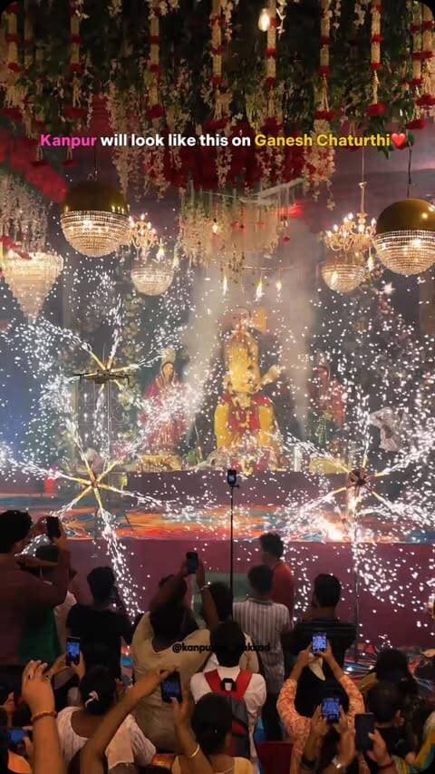 Kanpur is all set to welcome Ganpati Bappa! 🐘❤️✨
The city is about to light up with devotion, celebrations and festive vibes. 🙏🌺
Ganpati Bappa Morya! ❤️
#GaneshChaturthi #Kanpur #GanpatiBappaMorya #KanpuriyaNukkad #ganpatifestival