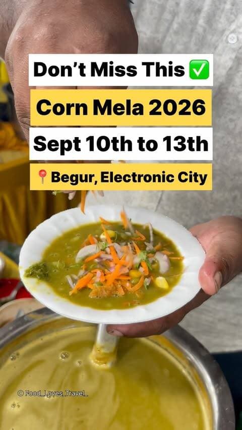 📍Next to National Public School, Near P K Kalyana Mantapa, Begur
Sept 10th to 13th Sept
#begur #electroniccity #electroniccitybangalore #electroniccityphase1 #thingstodoinbangalore