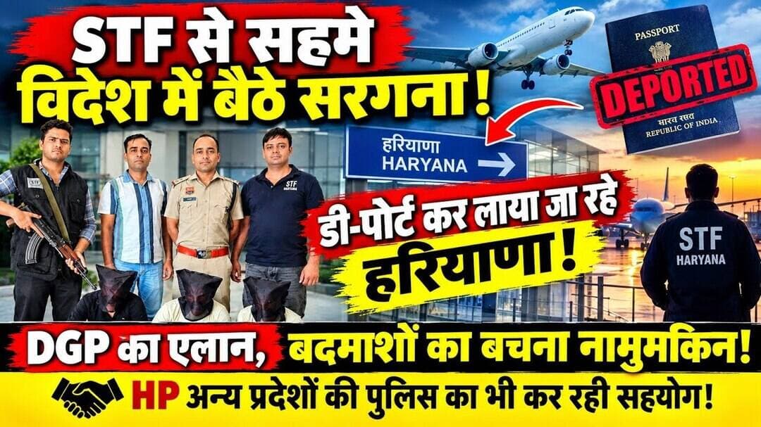 Haryana Police के खौफ से विदेश में बैठे सरगना सहमे! Dgp का एलान! बचना नामुमकिन! #haryanapolice #stf
