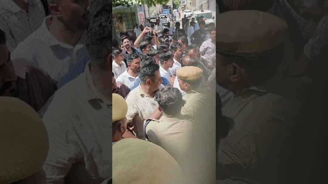 चौहटन के हाई स्कूल में फर्जी वोट को लेकर बढ़ा विवाद...