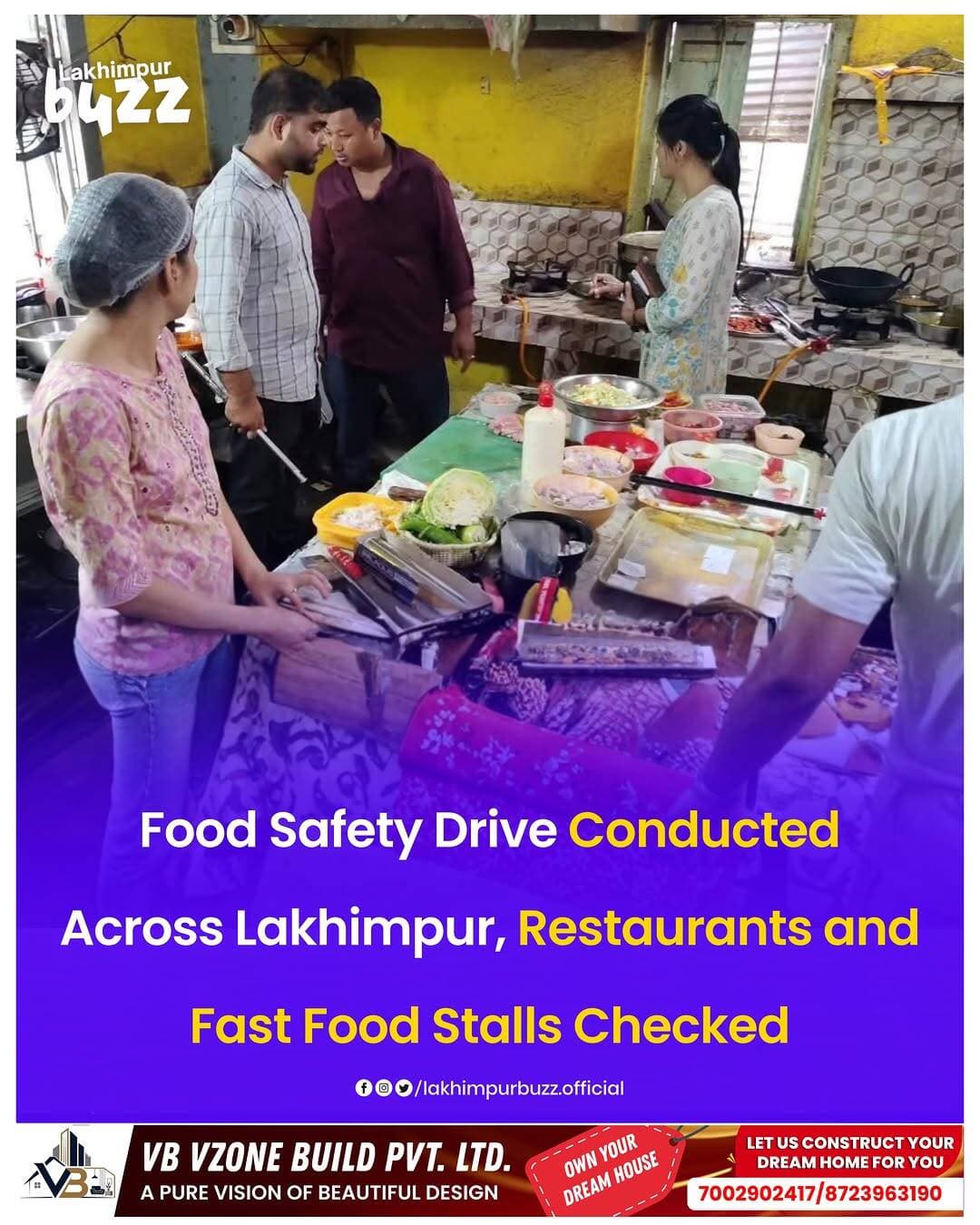 #News || The Food Safety Team, Lakhimpur conducted a special surveillance and awareness drive across the district on Friday, focusing on restaurants and fast food stalls.
As part of the drive, officials collected surveillance samples from food establishments for testing and assessment of food safety standards.
The team also carried out used cooking oil testing to check its quality and ensure that food businesses are following prescribed safety practices.
The initiative aims to promote food safety awareness among food vendors and safeguard public health in Lakhimpur.
.
.
.
.
#lakhimpurbuzz