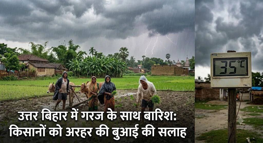 13-14 सितंबर को उत्तर बिहार में गरज के साथ बारिश, 35 डिग्री तक रहेगा तापमान; किसानों को अरहर की बुआई की सलाह.. पूरी खबर कमेंट बॉक्स में