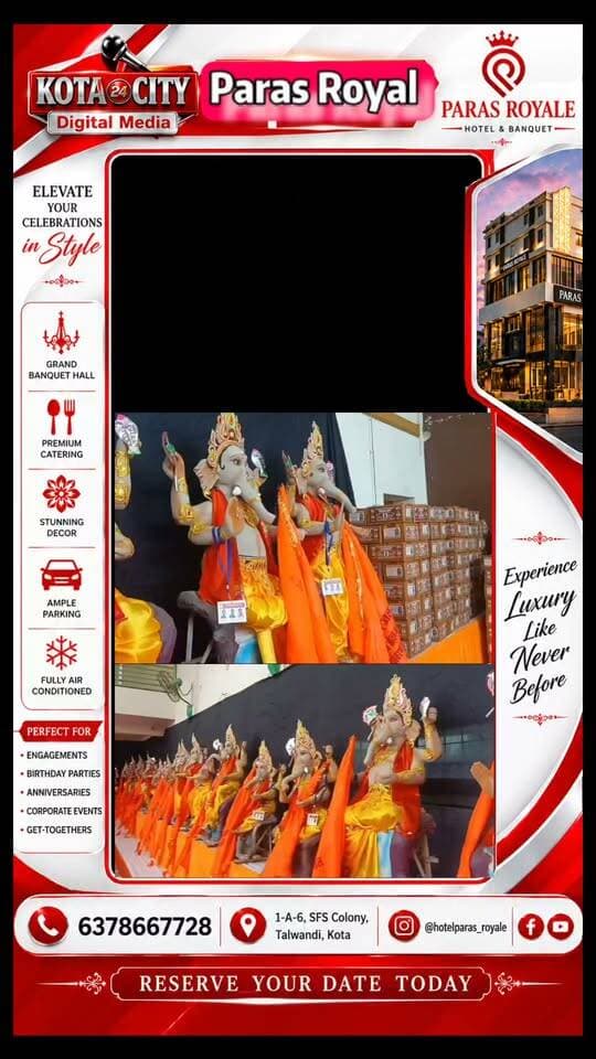 कोटा में गणपति की अनूठी पहल, मिट्टी की प्रतिमाओं से महफूज होंगे नदी तालाब,मिट्टी के गणपति से पर्यावरण की हिफाजत का पैगाम