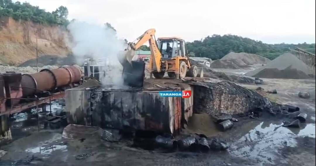উদারবন্দের কল্ল্যাণীগ্রামে ডিডিসি ক্রাসারে অ*গ্নি*কা*ণ্ডে চাঞ্চল্য