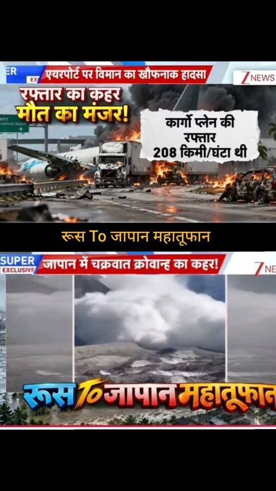 जापान में चक्रवात का कहर! 🌪️🇯🇵
जापान में आए भीषण चक्रवाती तूफान को लेकर बड़ी खबर सामने आई है। रिपोर्ट्स में तेज हवाओं, भारी बारिश और समुद्र में उठती ऊंची लहरों की तस्वीरें सामने आई हैं। आखिर कितना खतरनाक है यह तूफान और जापान पर इसका कितना असर पड़ा? 🌊🚨
पूरी खबर और बड़ा अपडेट जानने के लिए जुड़े रहें 👇
👉 ApkaSheharLiveNews
#ApkaSheharLiveNews #Japan #Cyclone #JapanCyclone #WeatherNews #Storm #NaturalDisaster #BreakingNews #LatestNews #JapanNews #WeatherUpdate #WorldNews #TrendingNews