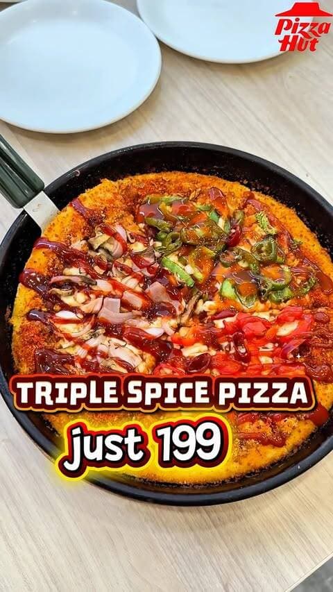 🌶️ Three layers of spice.
✈️ Four international flavours.
🥵 One never-been-done-before spicy crust.
Ready to turn up the heat? 🔥🍕
Meet Pizza Hut’s all-new Triple Spice Range! 🌶️
Choose your flavour from Mexican Mango Habanero, American Nashville, Korean Red Chilli & Japanese Wasabi. 🌎🔥
Or why choose just one? 👀
Go for the 3-in-1 Triple Spice Pizza and explore any three flavours at once! 🍕🌶️
💥 Now boarding at your nearest Pizza Hut store from just ₹199!
📍 Visit your nearest Pizza Hut store
emporio mall saraidhella dhanbad or order online and discover your kind of spice. 🔥
#Pizzahutindia #dhanbad #jharkhand #reels #foodlover