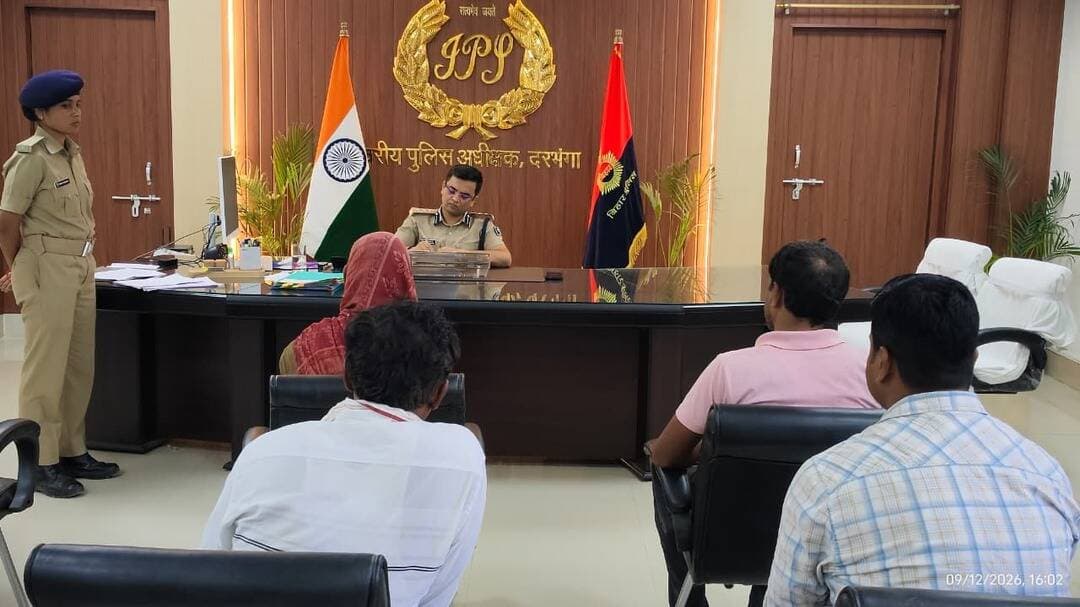 SSP कार्यालय में जनसुनवाई, छह फरियादियों की सुनी गई समस्याएं; सात दिनों में समाधान का निर्देश
https://darbhangalivenews.com/?p=48852